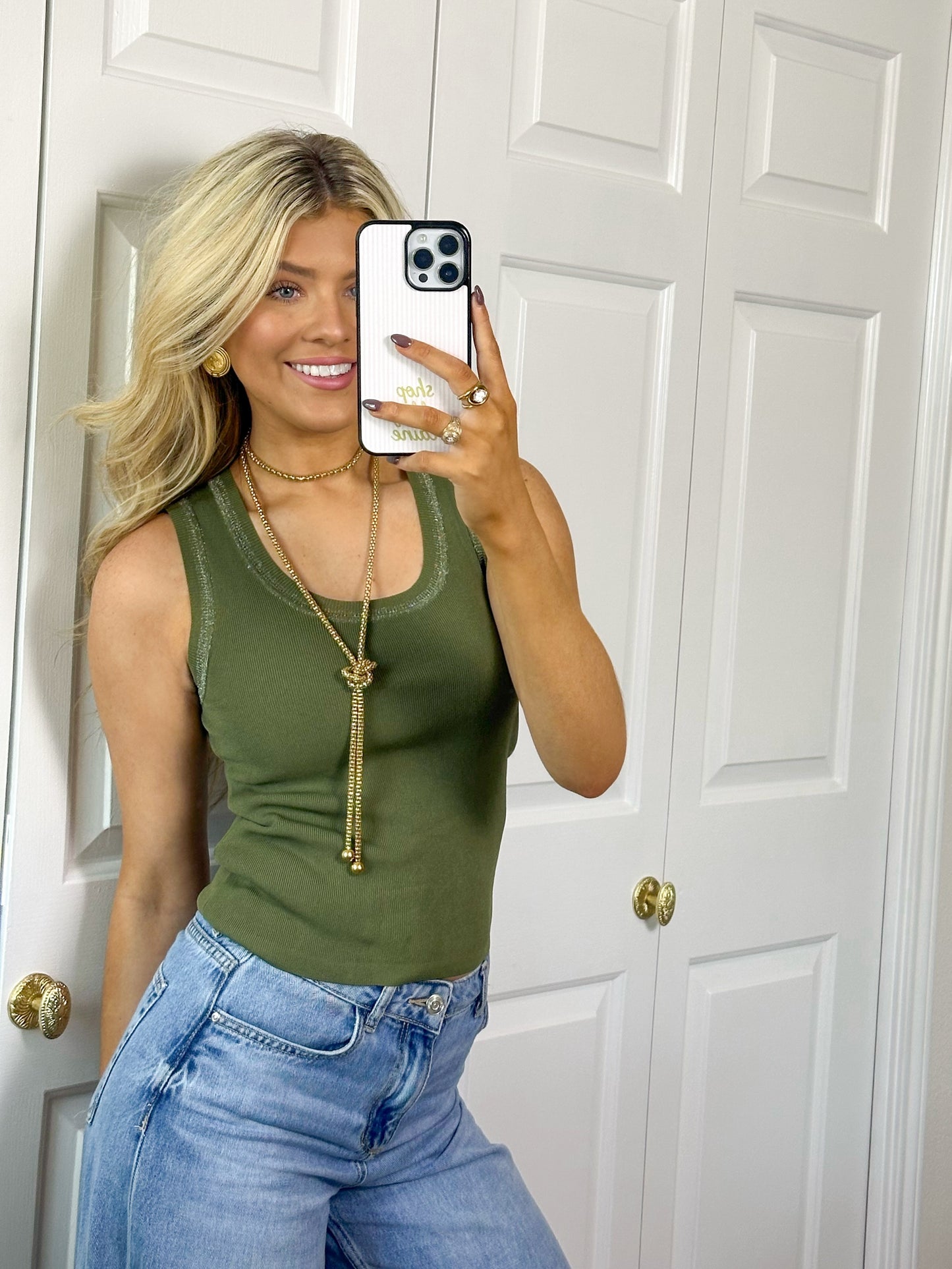 Lawson Tank - Olive