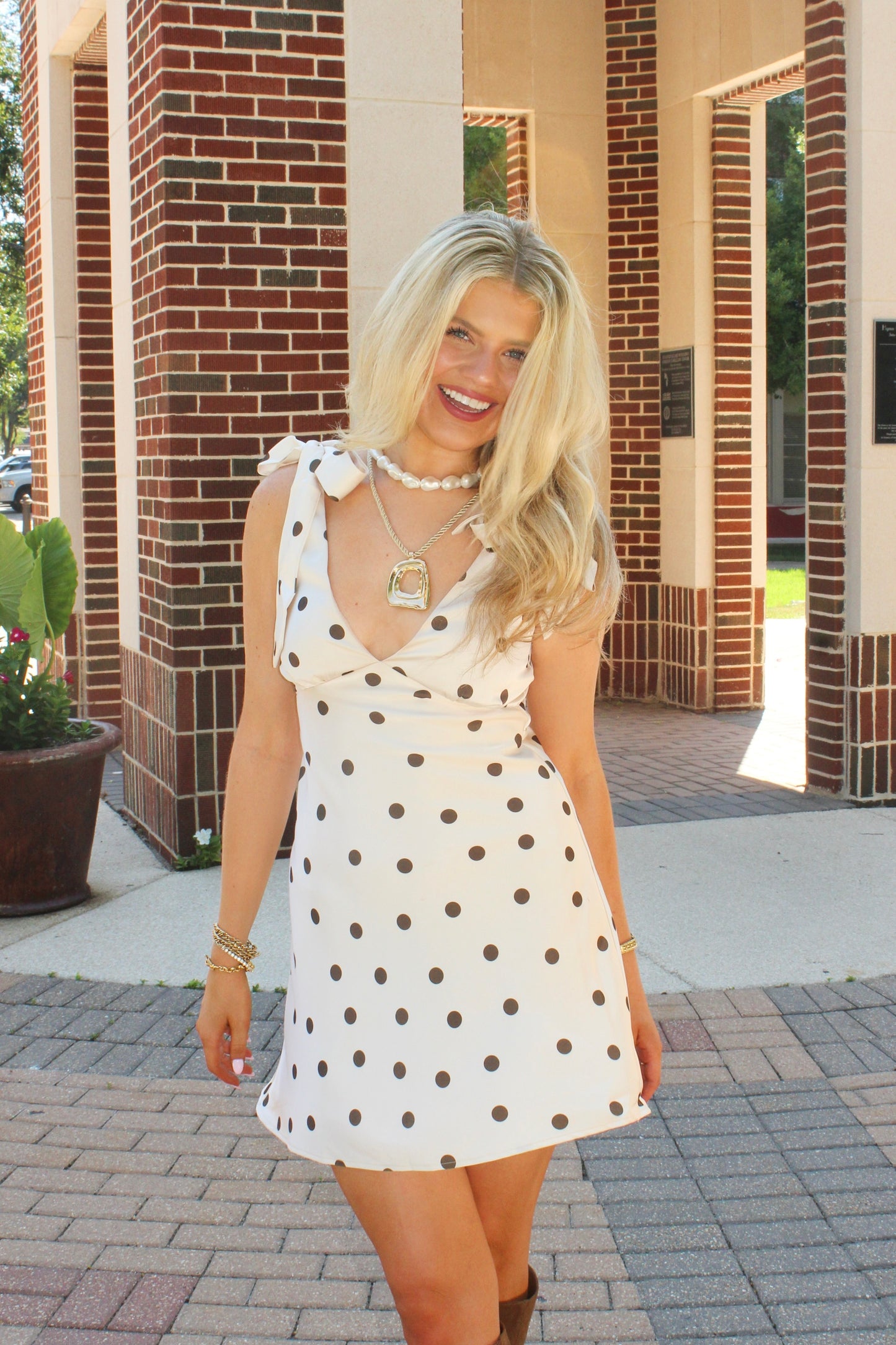 The Sideline Sweetheart Dress