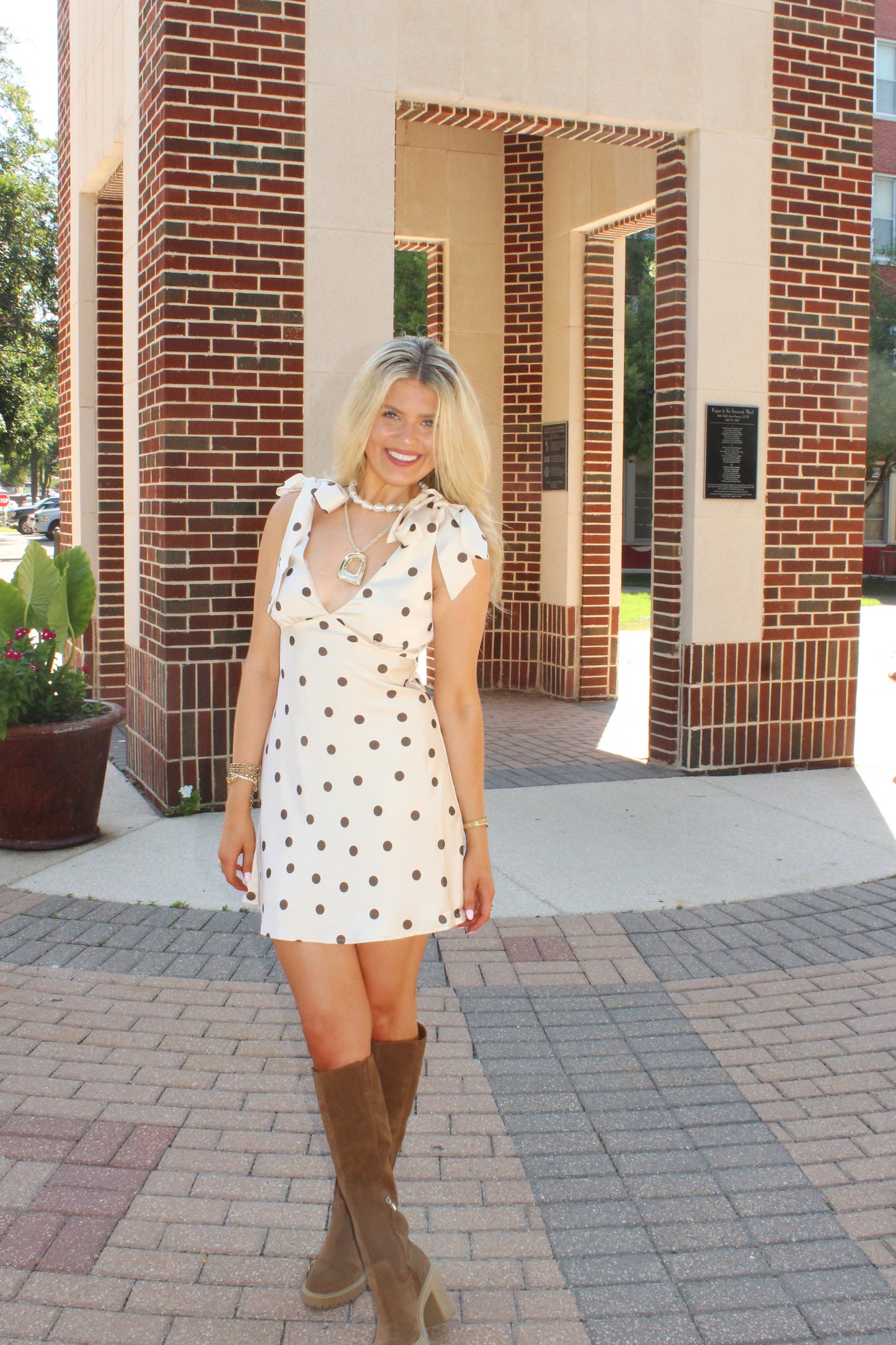 The Sideline Sweetheart Dress