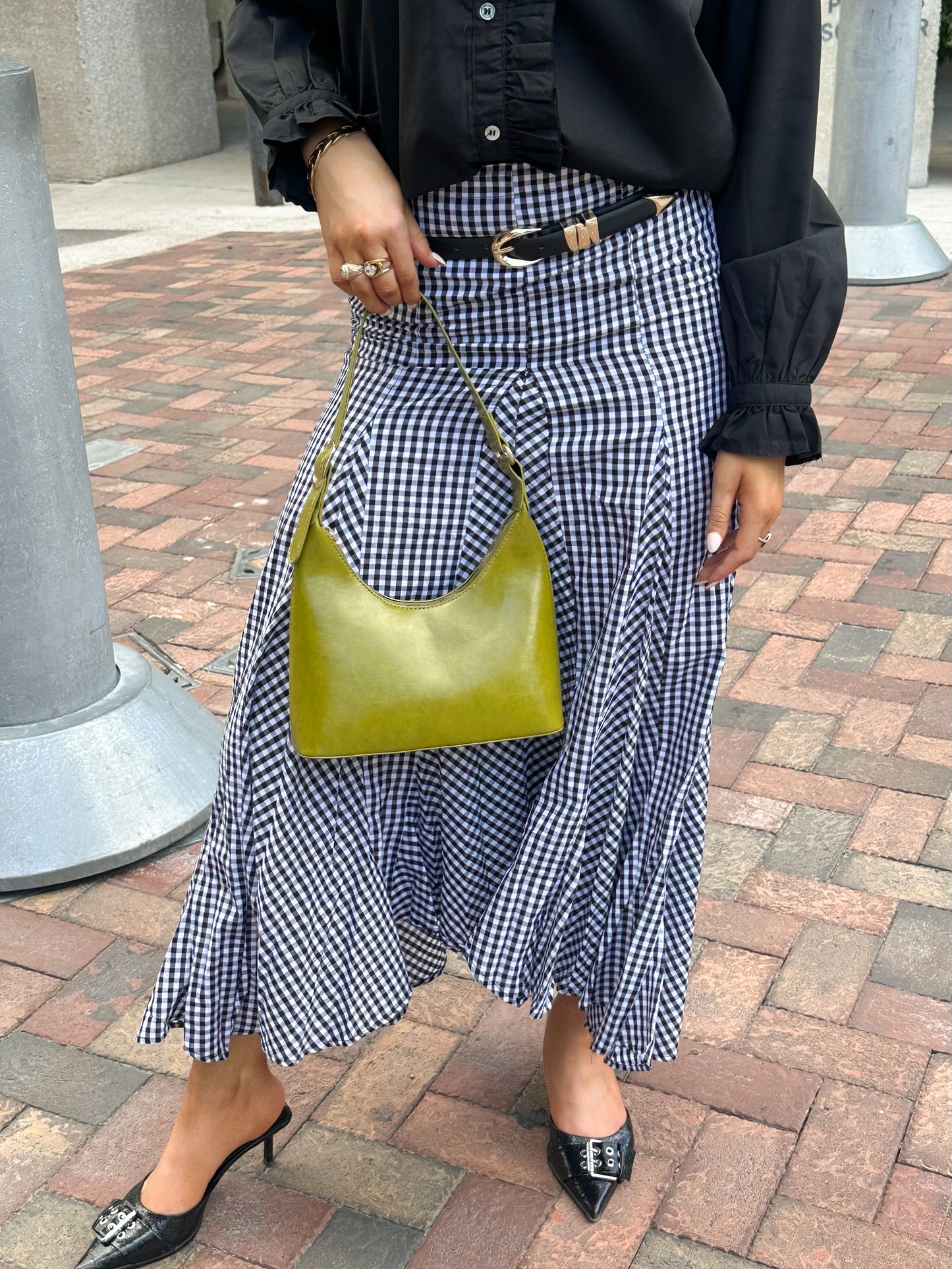 Gracie Gingham Skirt