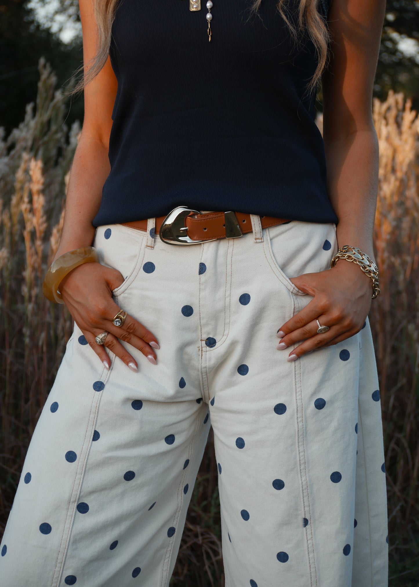 Marie Polka Dot Jeans