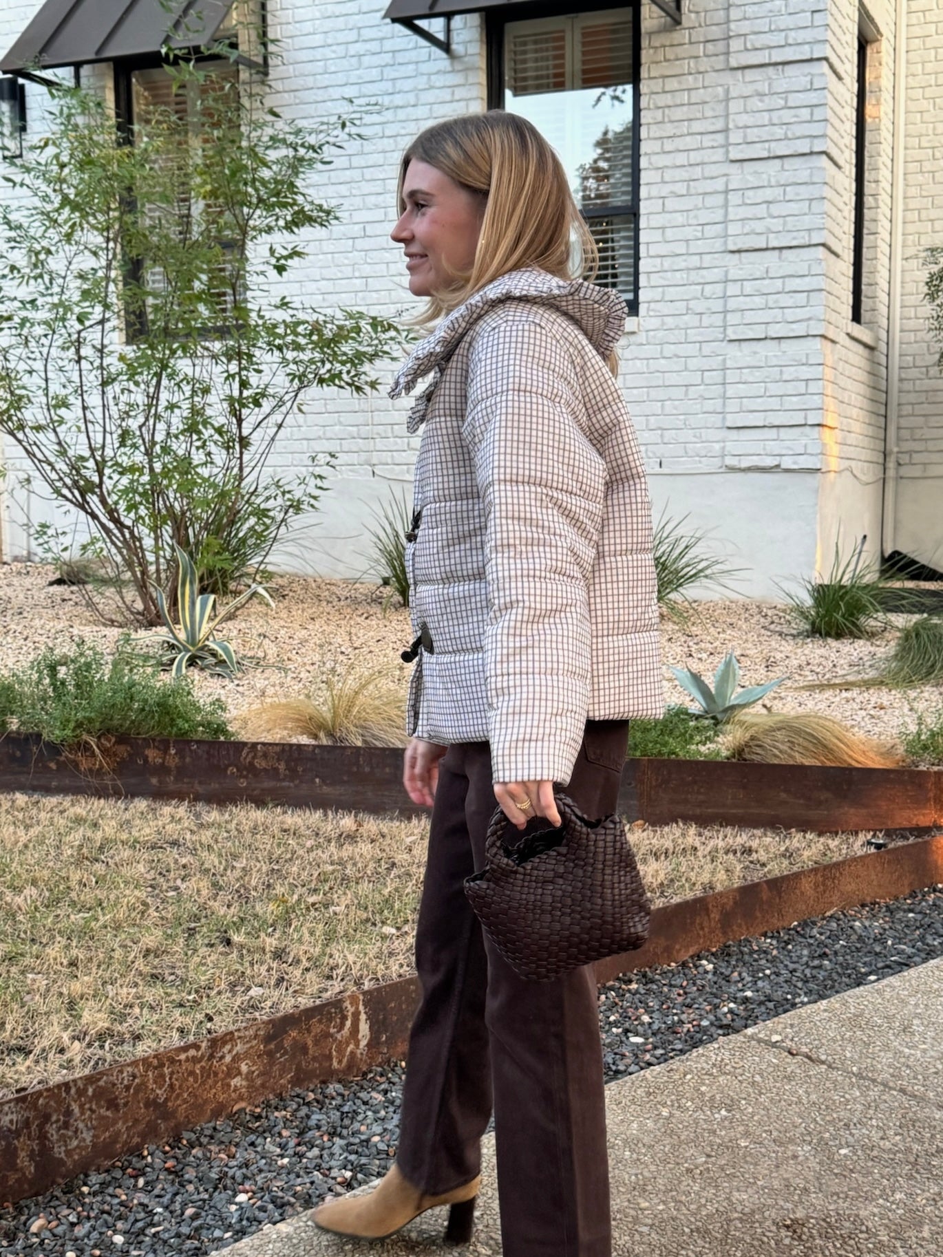 Lesa Checkered Puffer