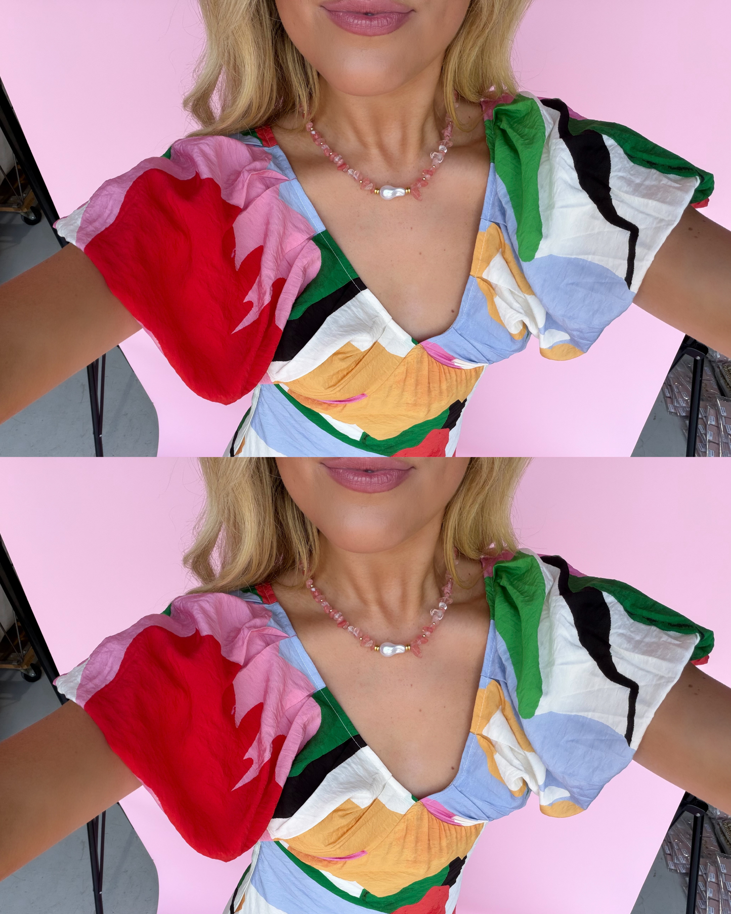 Capri Necklace - Pink