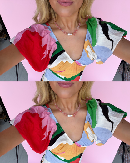 Capri Necklace - Pink