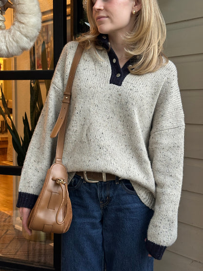 Dakota Suede Purse - Tan