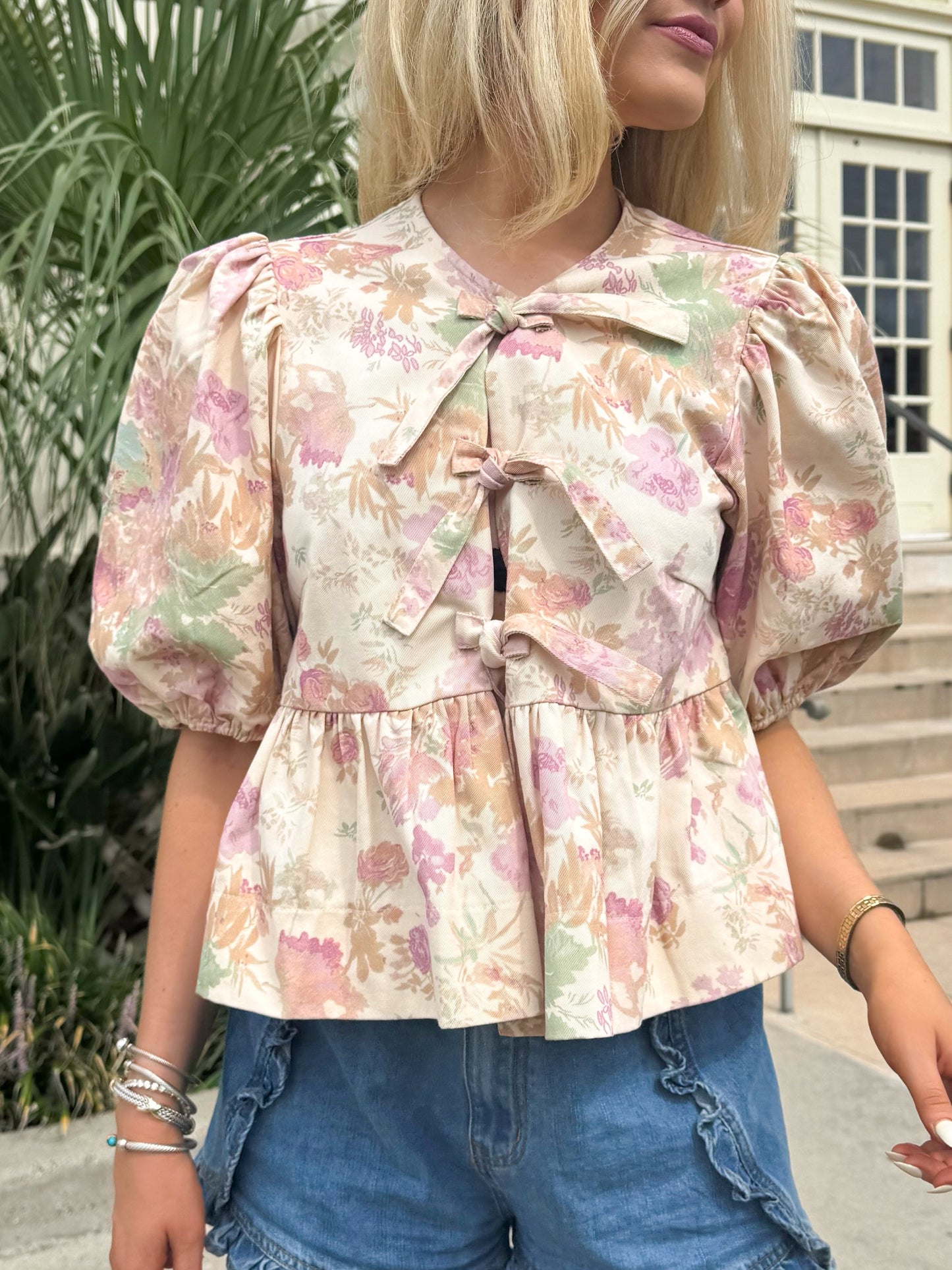 Cecilia Tie Top