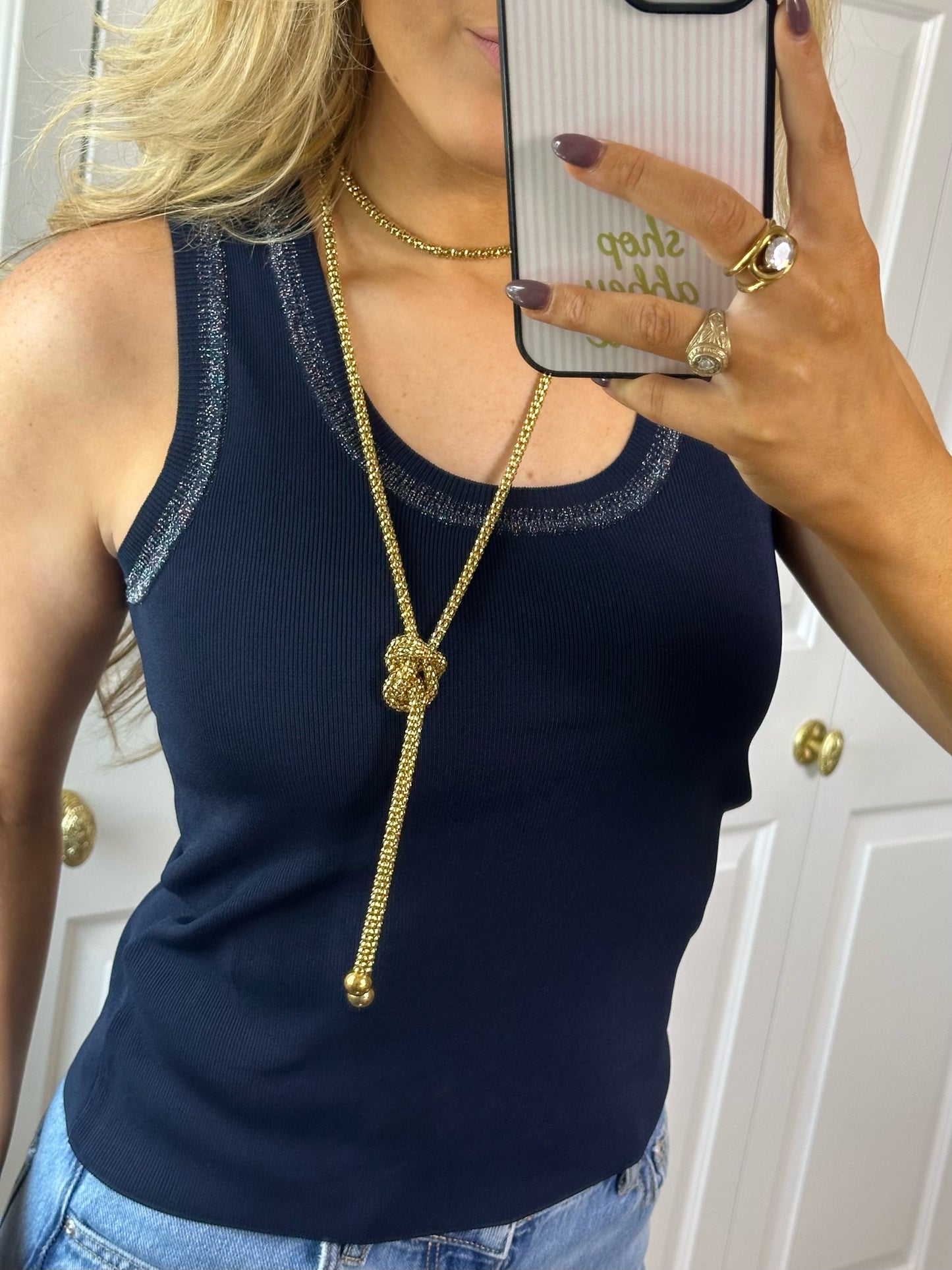 Lawson Tank - Navy