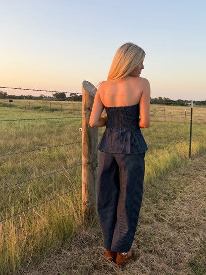Madison Pinstripe Set