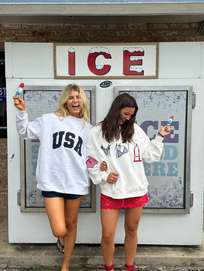 USA Polka Dot Mock Neck