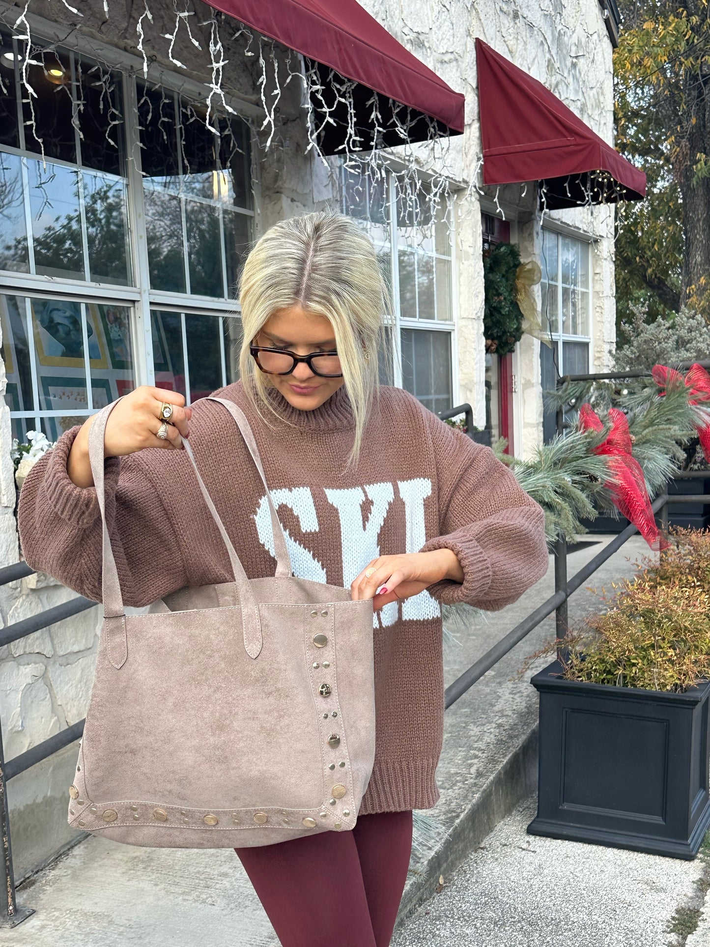 Stella Suede Tote