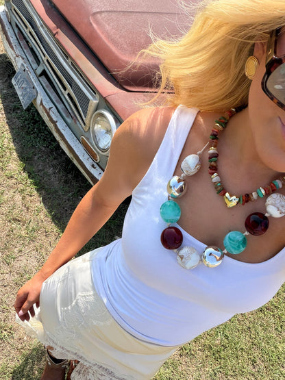 Autumn Heart Necklace