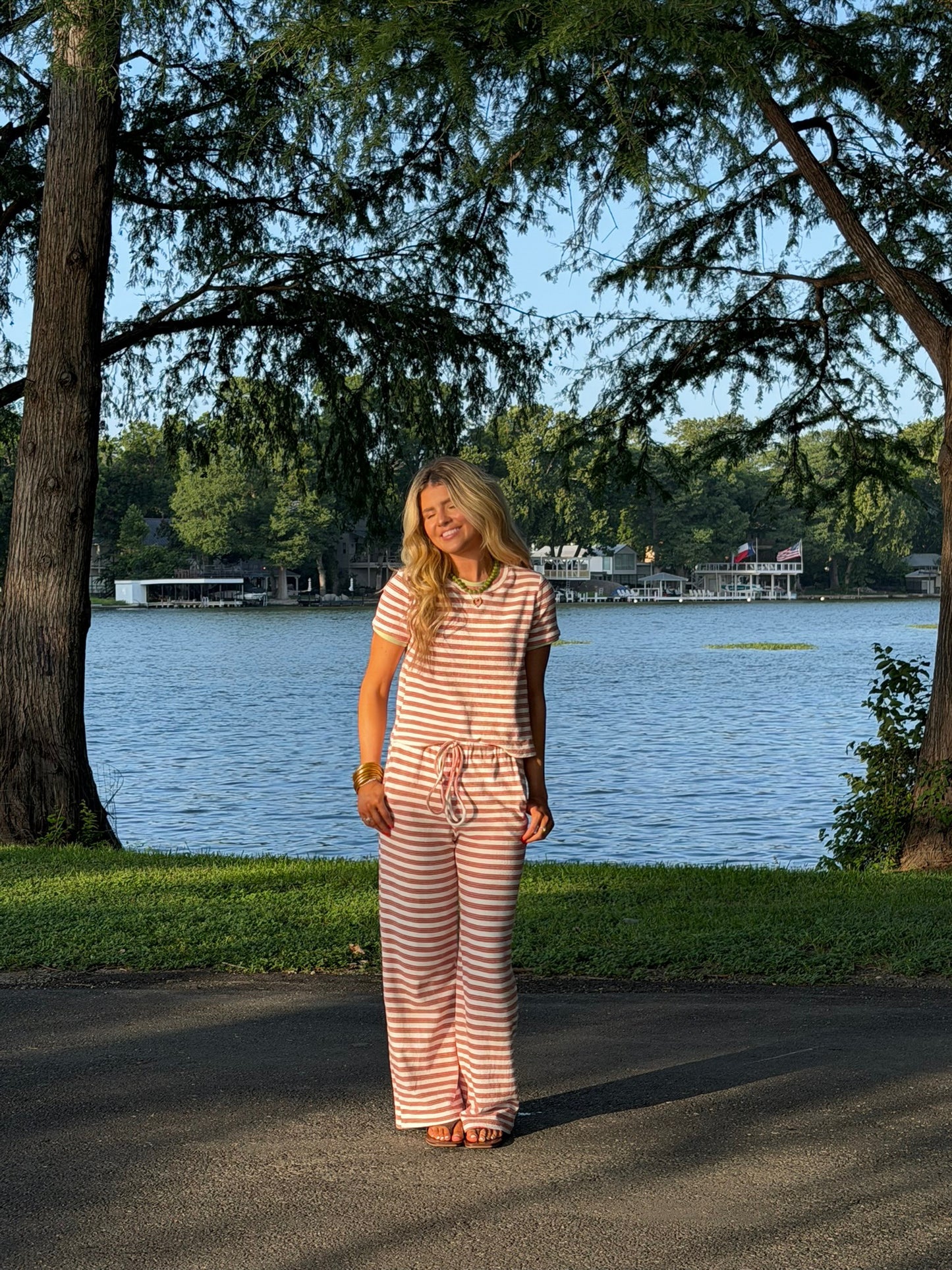 Melanie Stripe Set
