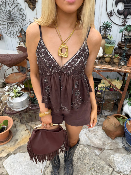 Ella Beaded Tank
