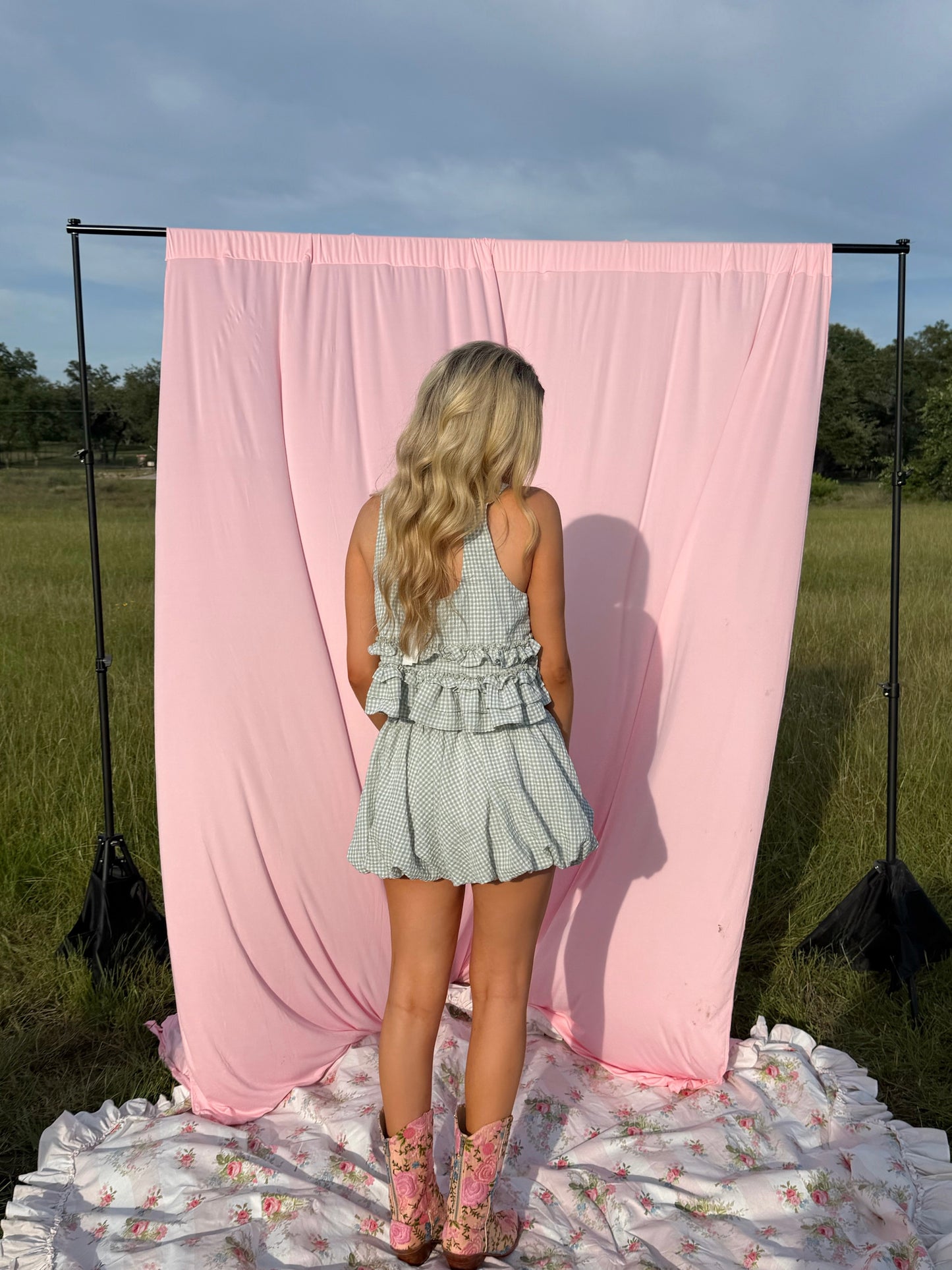 Millie Gingham Set