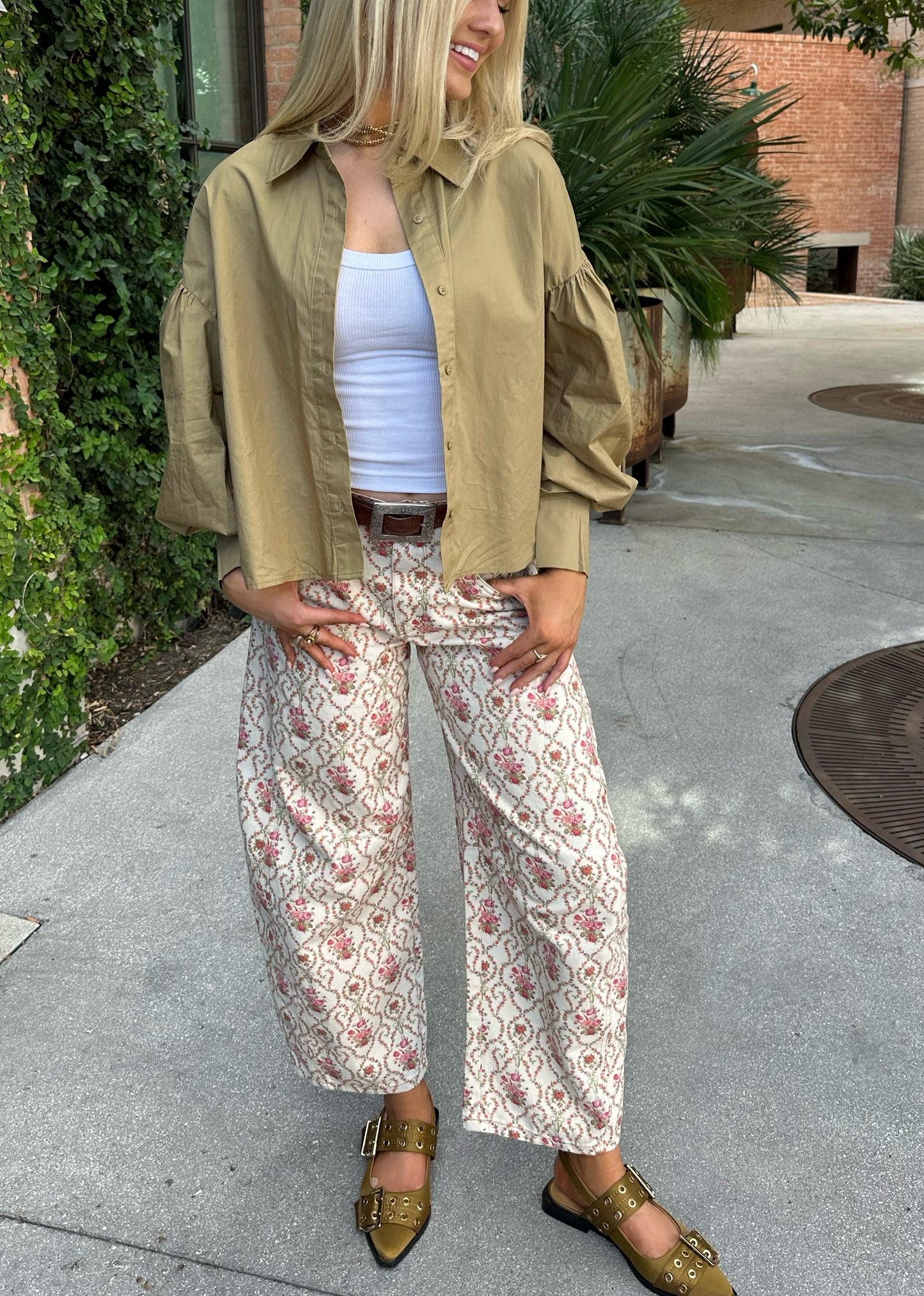 Loveshack Floral Jeans
