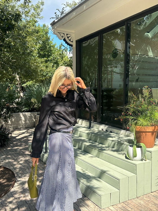 Gracie Gingham Skirt