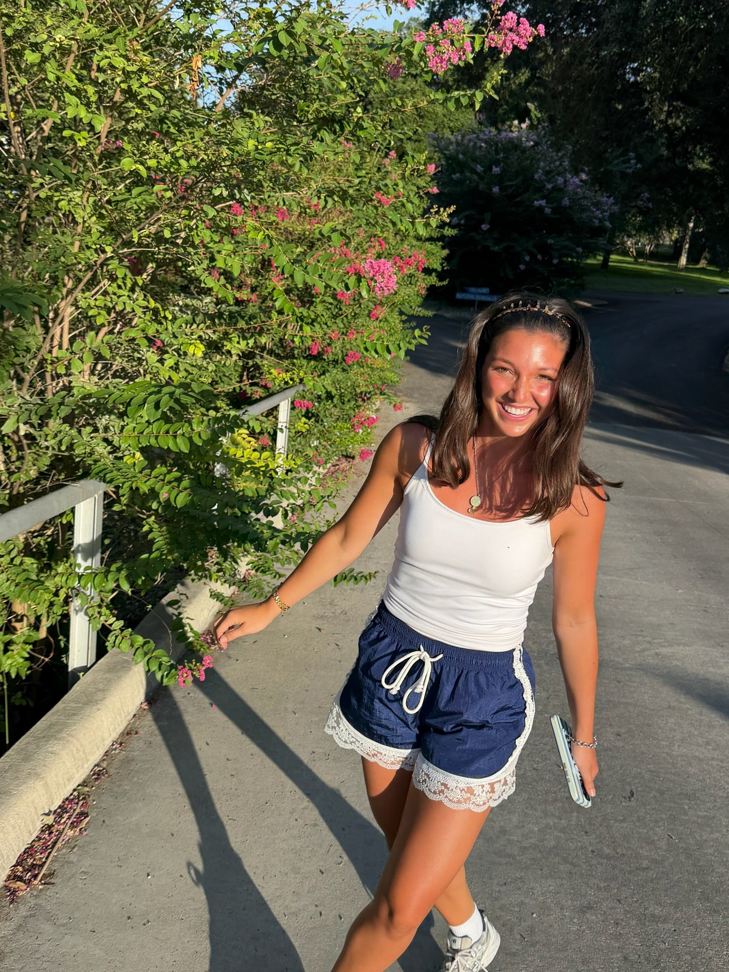 Alison Lace Trim Shorts