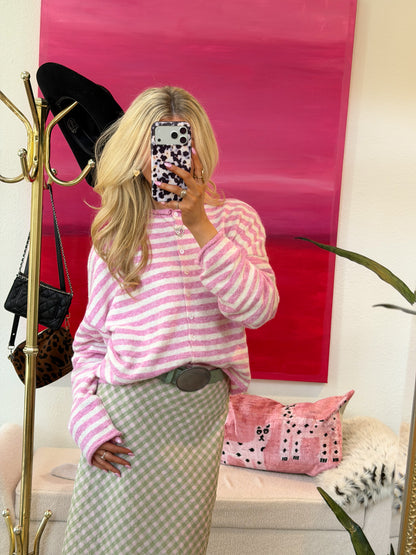 Sally Stripe Cardigan