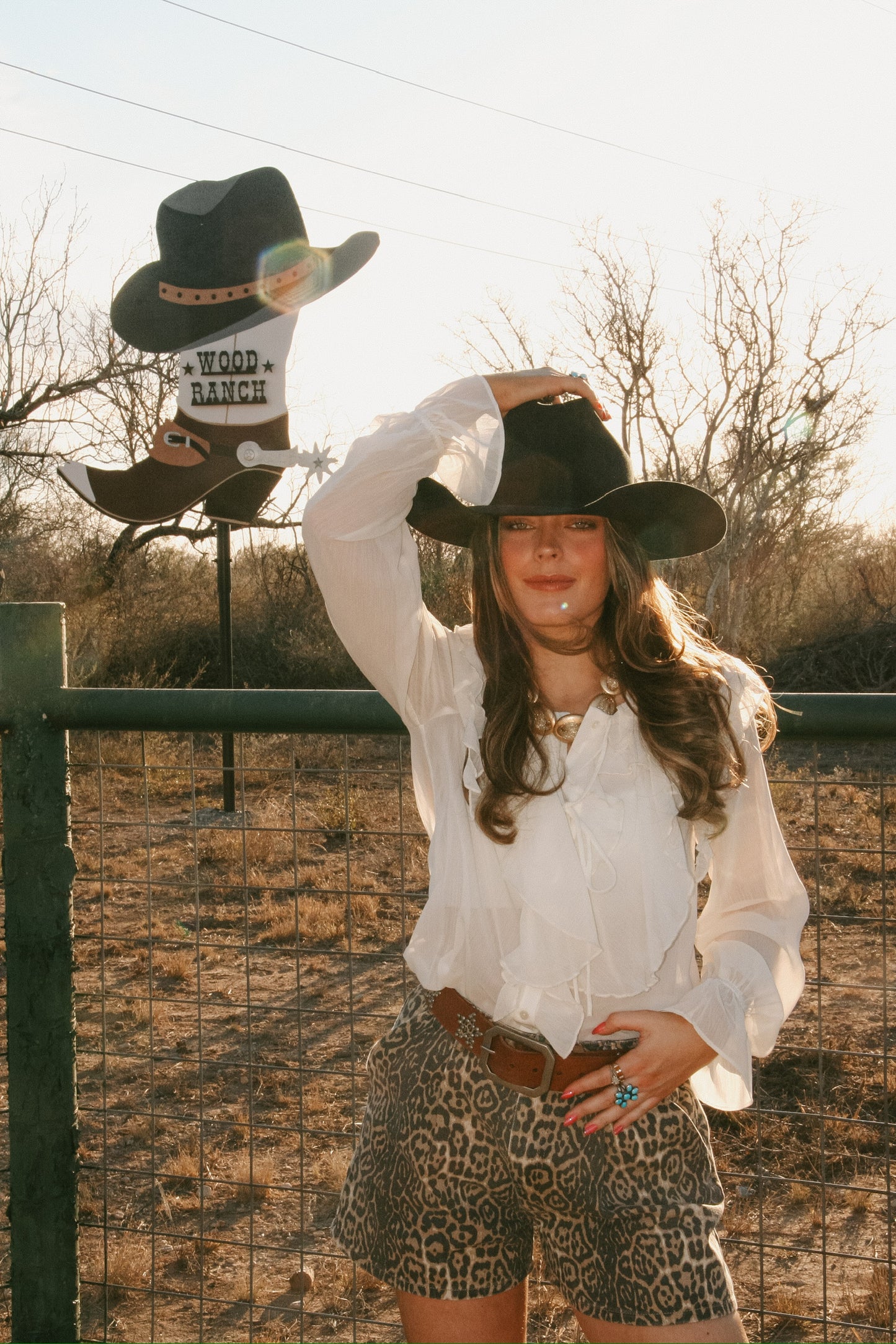 Loretta Leopard Shorts