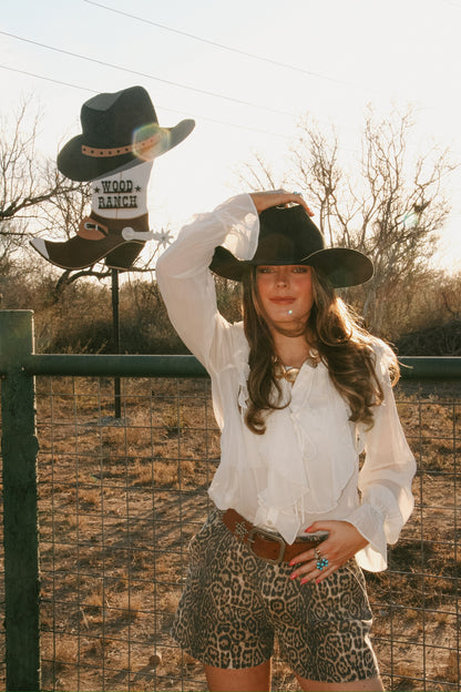 Loretta Leopard Shorts