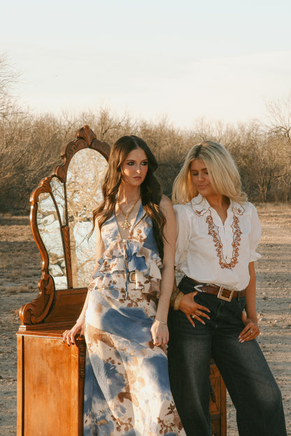 Lady May Embroidered Top