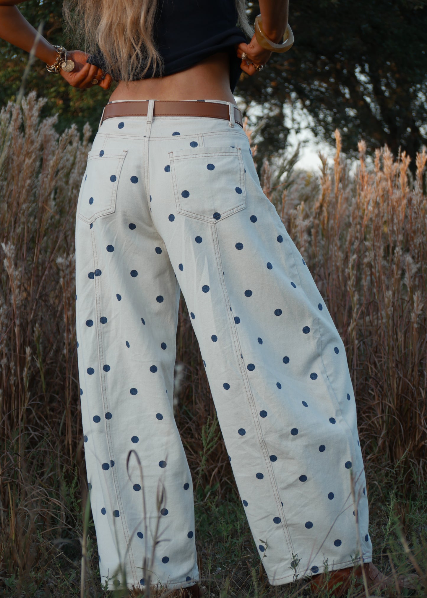 Marie Polka Dot Jeans