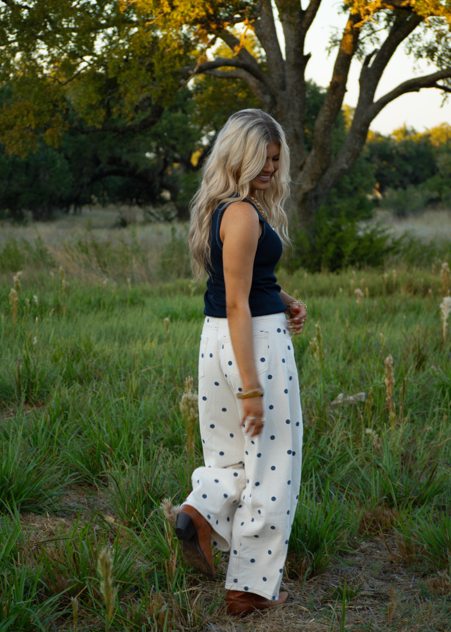 Marie Polka Dot Jeans