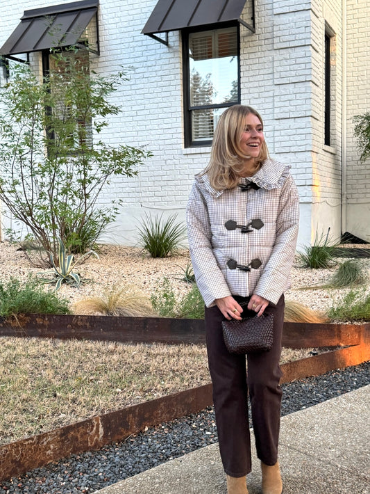 Lesa Checkered Puffer