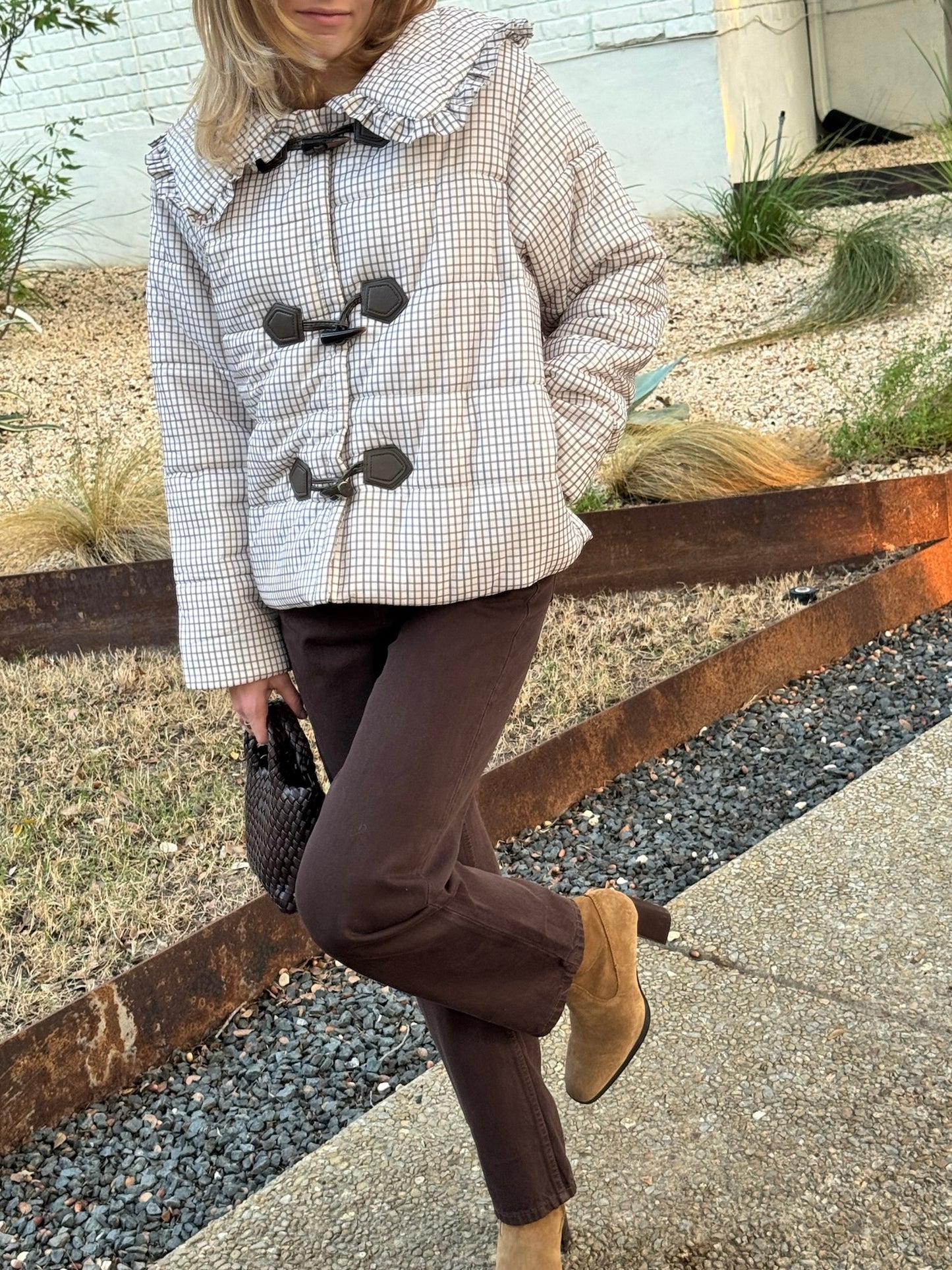 Lesa Checkered Puffer