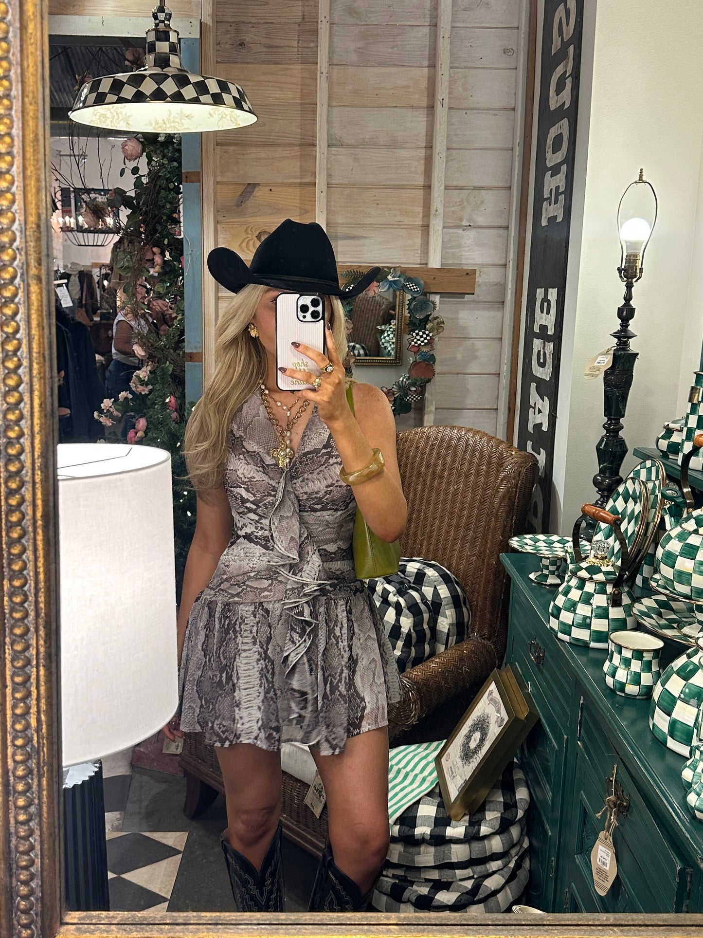 The Mariah Snake Dress