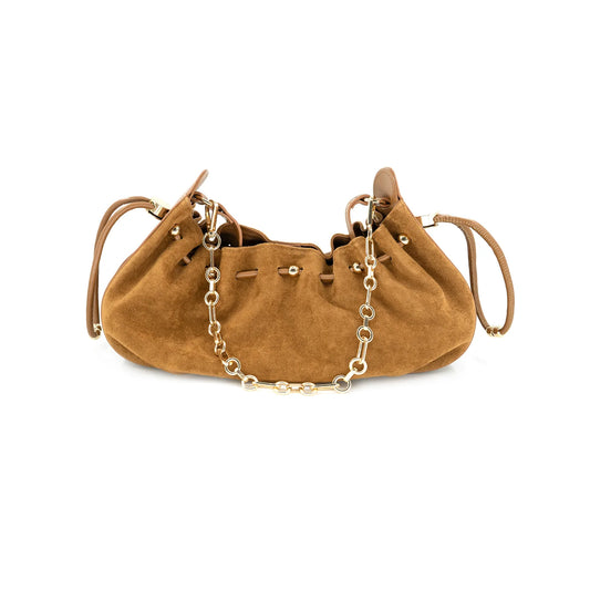 Dakota Suede Purse - Tan